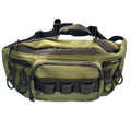 Streamline Angler Waist Pack - Adjustable Green Fishing Belt Bag